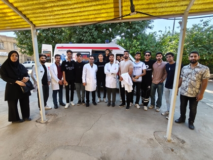  کارگاه آموزشی آشنایی با عملکرد آمبولانس اسپرینتر و وسایل مراقبتی جابه‌جایی بیمار  جهت دانشجویان رشته فوریت‌های پزشکی 